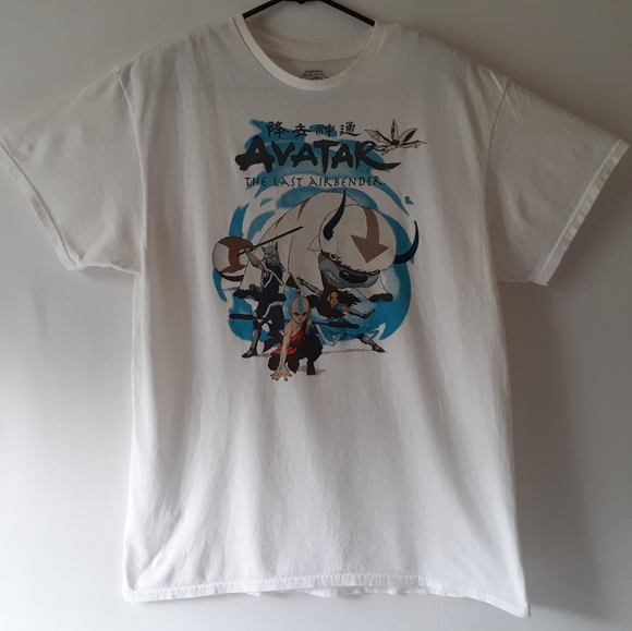 Avatar The Last Airbender men's white short sleeve graphic t-shirt size M - Picture 2 of 9